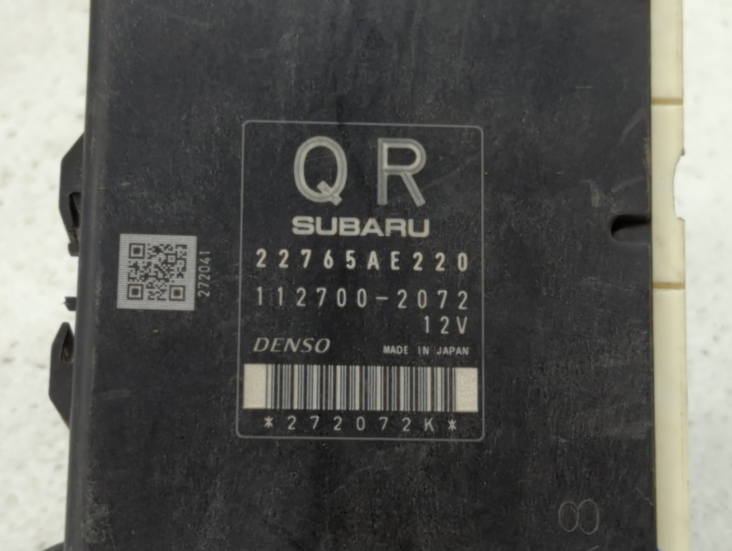 2014 Subaru Forester PCM Engine Control Computer ECU ECM PCU OEM P/N:112700-2072 22765AE220 Fits OEM Used Auto Parts - Oemus