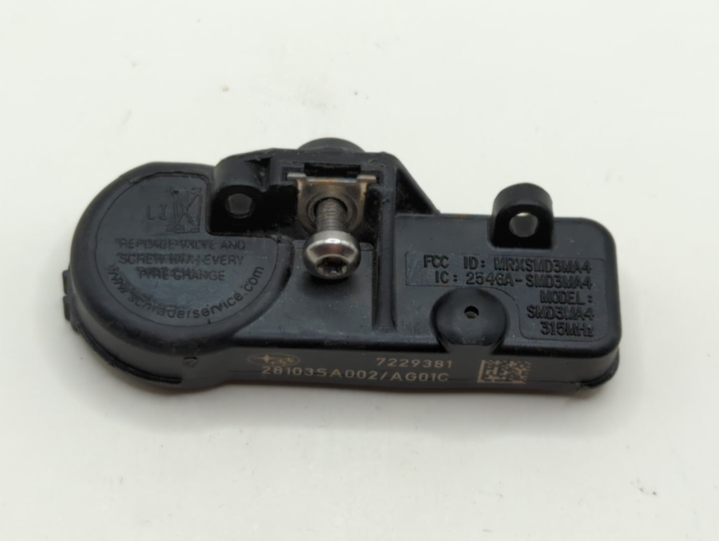 2014 Subaru Forester Tire Pressure Monitoring System Sensor Tpms - Oemusedautoparts1.com
