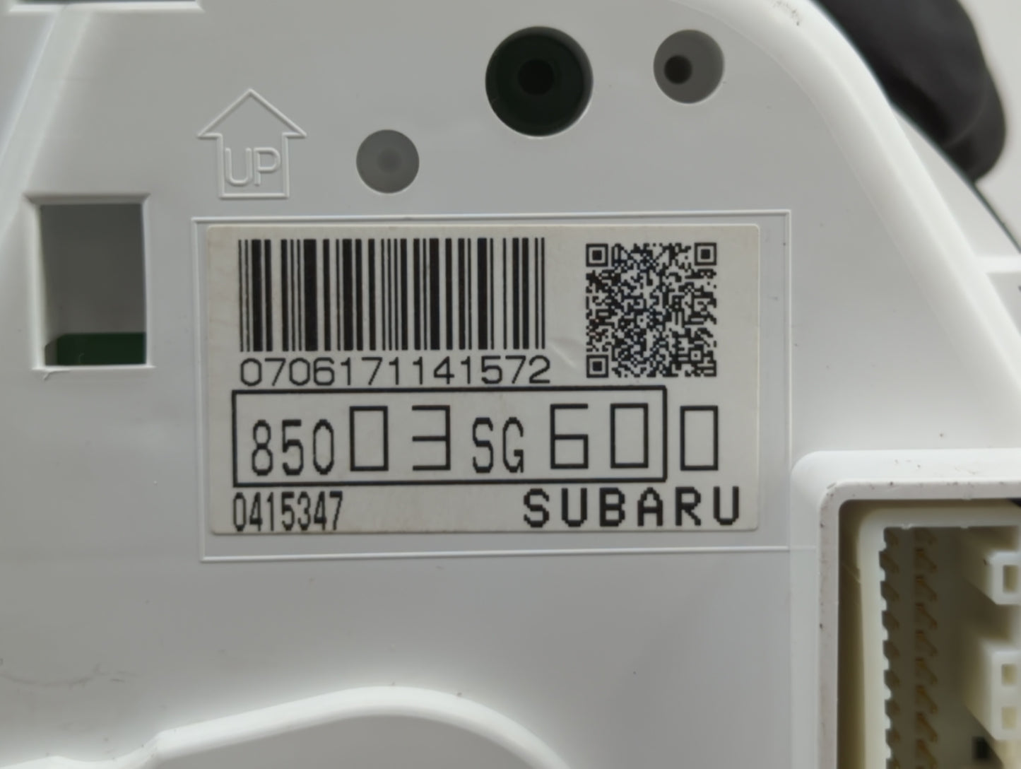 2014 Subaru Forester Instrument Cluster Speedometer Gauges P/N:85003SG600 85003SG60 Fits OEM Used Auto Parts - Oemusedautopa