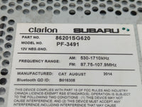 2014 Subaru Forester Am Fm Cd Player Radio Receiver - Oemusedautoparts1.com