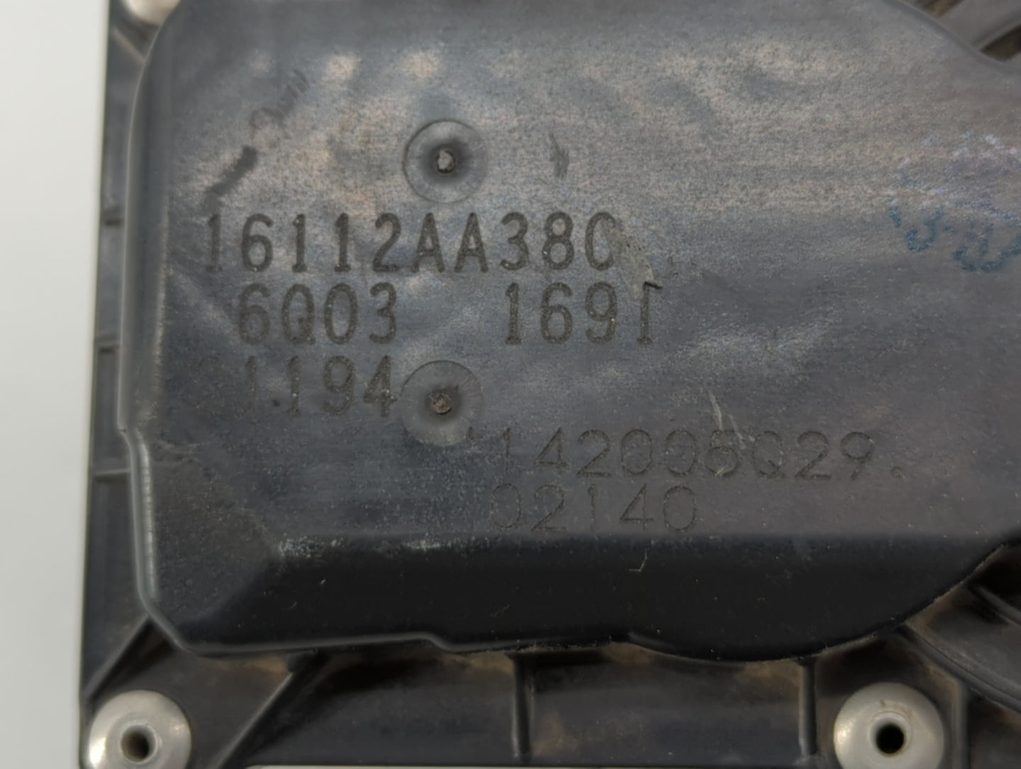2011-2018 Subaru Forester Throttle Body P/N:16112AA380 Fits Fits 2011 2012 2013 2014 2015 2016 2017 2018 OEM Used Auto Parts