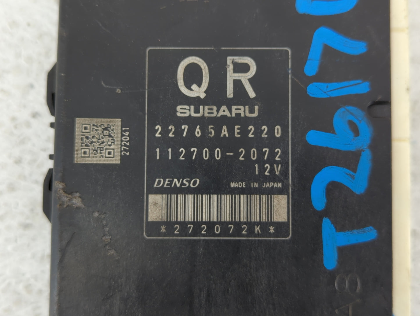 2014 Subaru Forester PCM Engine Control Computer ECU ECM PCU OEM P/N:22765AE220 Fits OEM Used Auto Parts - Oemusedautoparts1