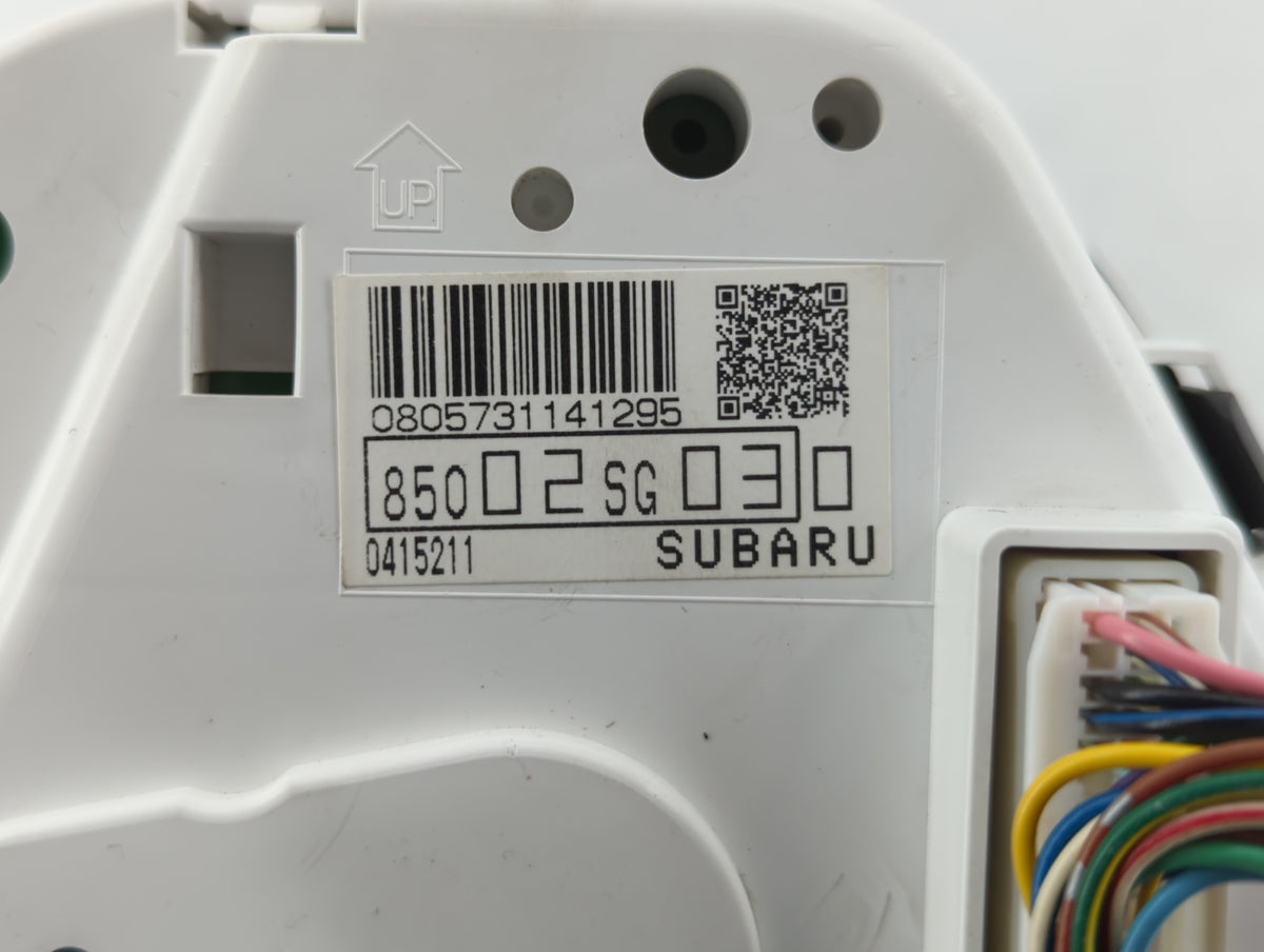 2014 Subaru Forester Instrument Cluster Speedometer Gauges P/N:85002SG030 Miles: Fits OEM Used Auto Parts - Oemusedautoparts