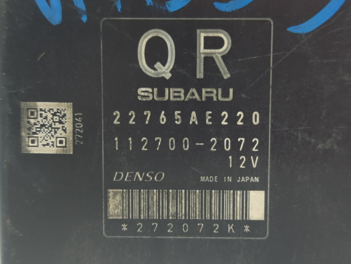 2014 Subaru Forester PCM Engine Control Computer ECU ECM PCU OEM P/N:22765AE220 Fits OEM Used Auto Parts - Oemusedautoparts1