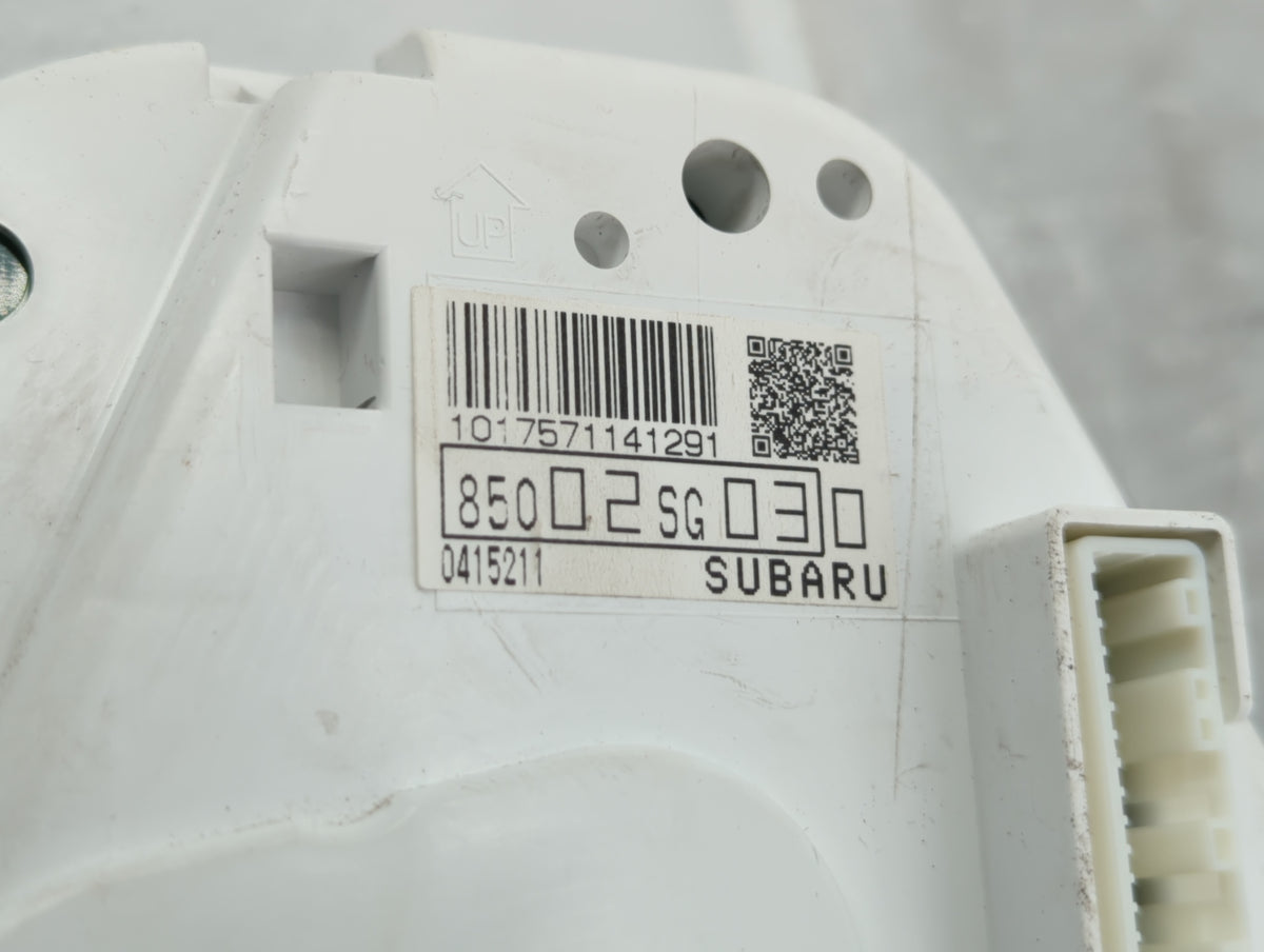 2014 Subaru Forester Instrument Cluster Speedometer Gauges P/N:85002SG030 Miles: Fits OEM Used Auto Parts - Oemusedautoparts