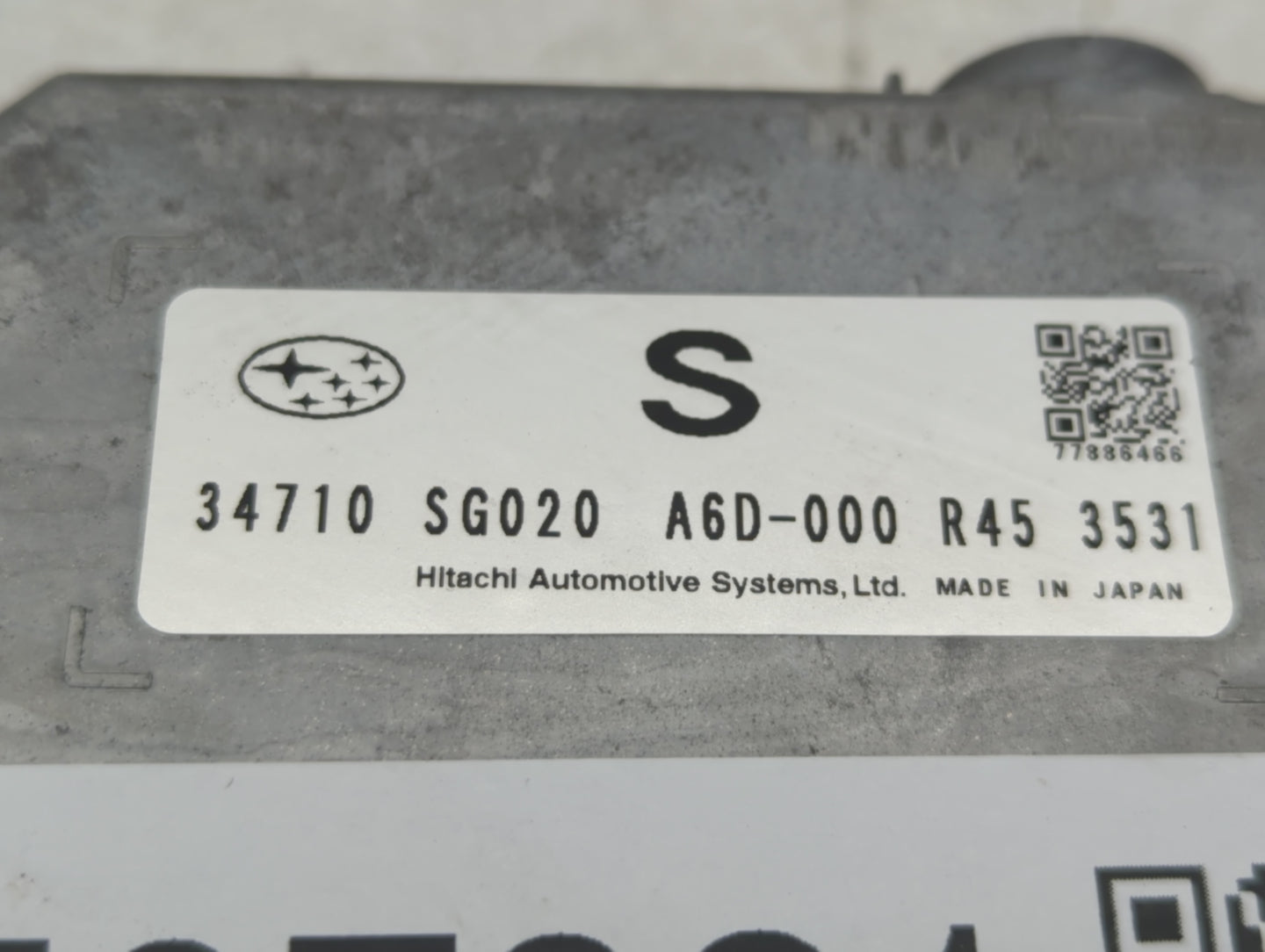 2014 Subaru Forester PCM Engine Control Computer ECU ECM PCU OEM P/N:A6D-000 34710 SG020 Fits OEM Used Auto Parts - Oemuseda