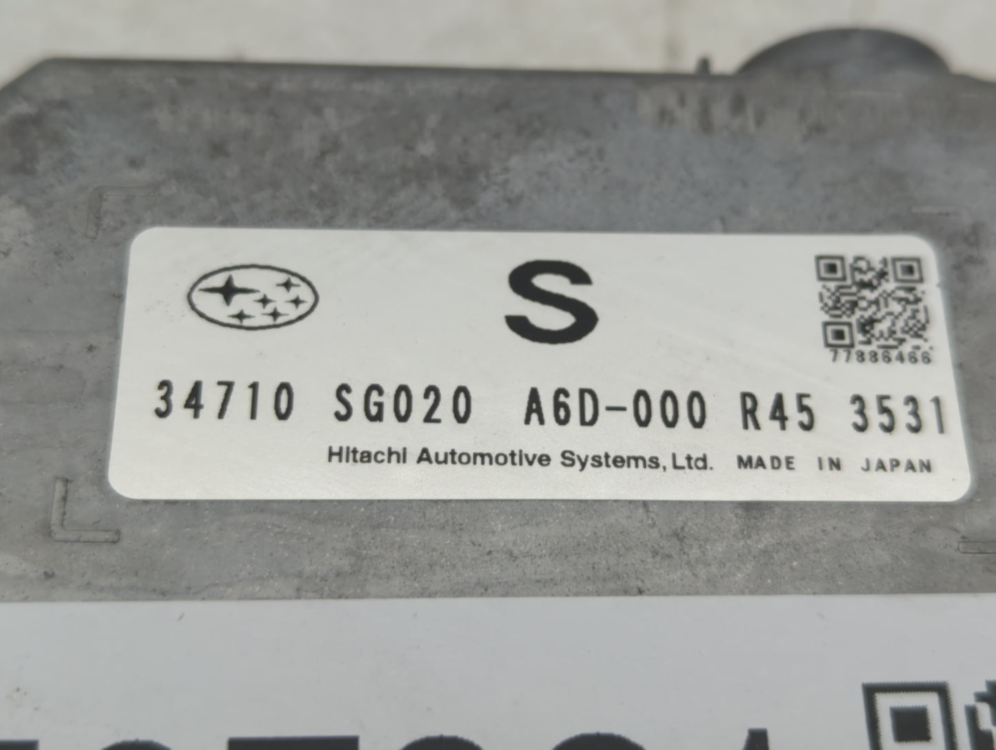 2014 Subaru Forester PCM Engine Control Computer ECU ECM PCU OEM P/N:A6D-000 34710 SG020 Fits OEM Used Auto Parts - Oemuseda