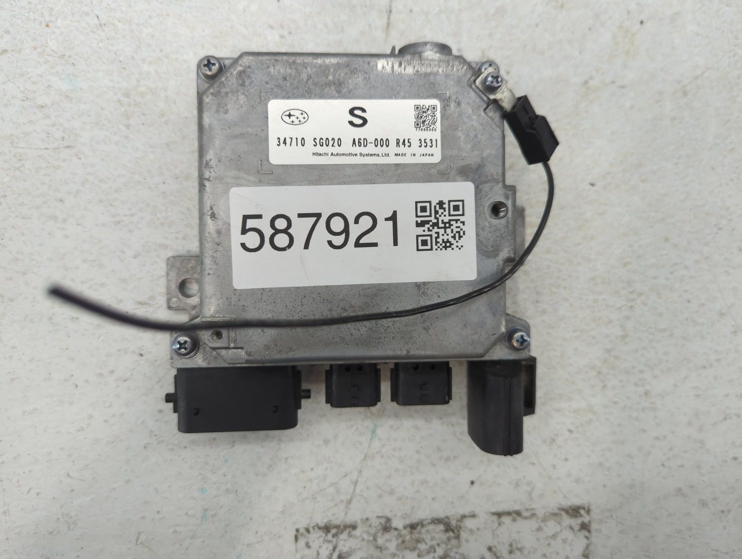 2014 Subaru Forester PCM Engine Control Computer ECU ECM PCU OEM P/N:A6D-000 34710 SG020 Fits OEM Used Auto Parts - Oemuseda