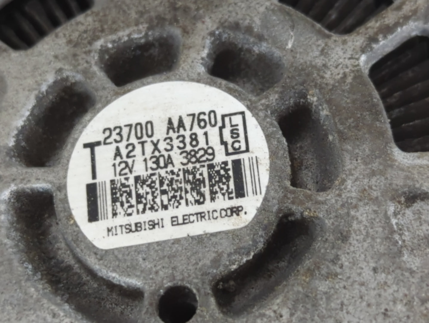 2017-2018 Subaru Forester Alternator Replacement Generator Charging Assembly Engine OEM P/N:23700 AA760 Fits Fits 2017 2018 