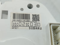 2014 Subaru Forester Instrument Cluster Speedometer Gauges P/N:85003SG600 85003SG60 Fits OEM Used Auto Parts - Oemusedautopa