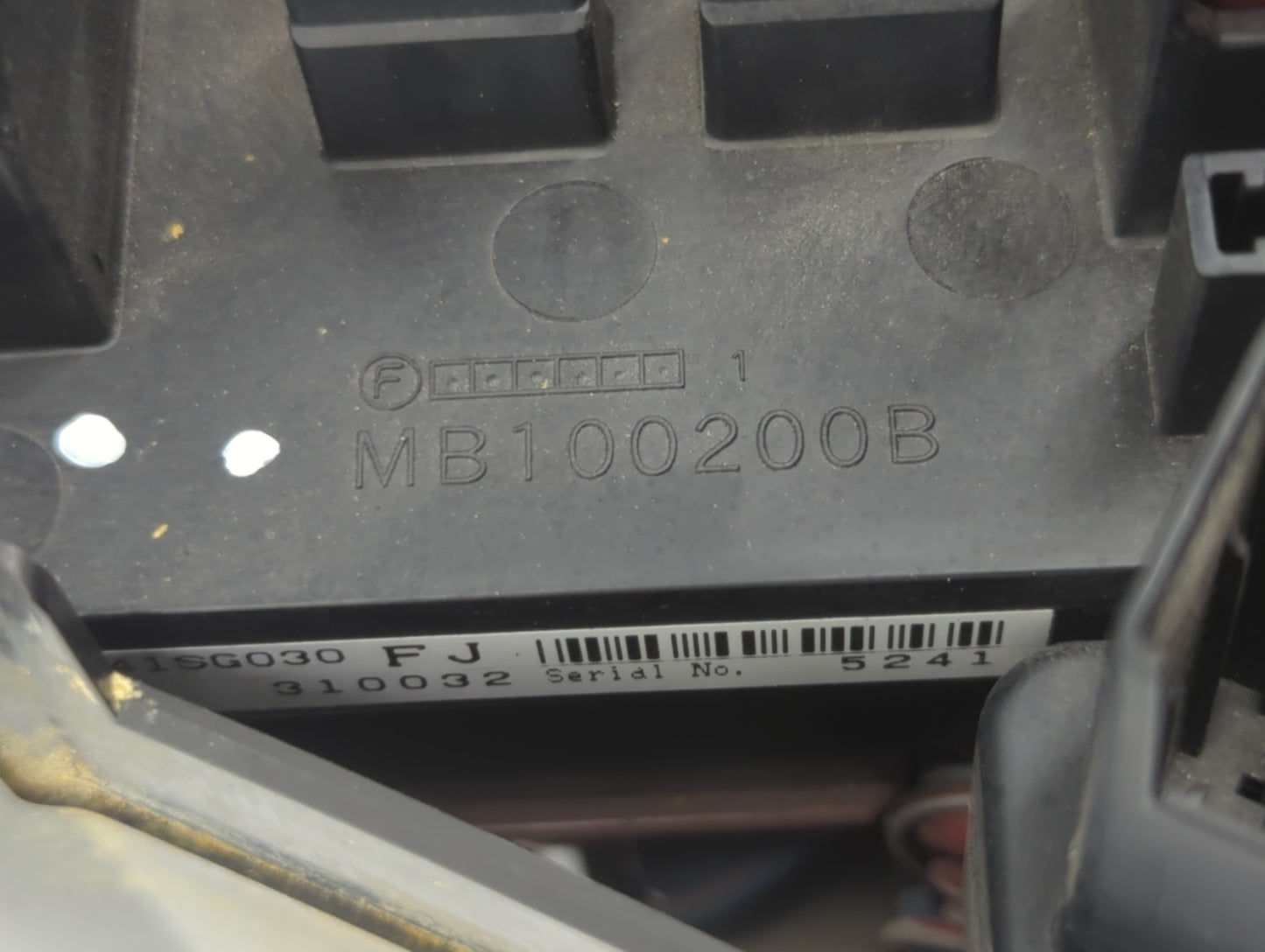2014-2015 Subaru Forester Fusebox Fuse Box Panel Relay Module P/N:MB100200B Fits Fits 2014 2015 OEM Used Auto Parts - Oemuse