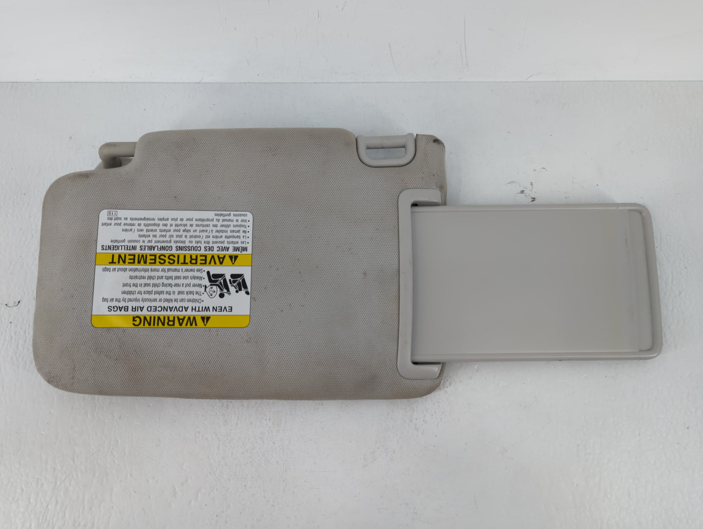 2014-2016 Subaru Forester Sun Visor Shade Replacement Passenger Right Mirror Fits Fits 2014 2015 2016 OEM Used Auto Parts - 