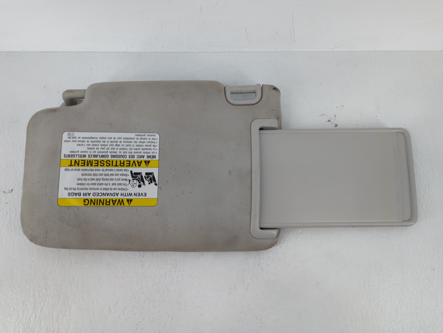 2014-2016 Subaru Forester Sun Visor Shade Replacement Passenger Right Mirror Fits Fits 2014 2015 2016 OEM Used Auto Parts - 