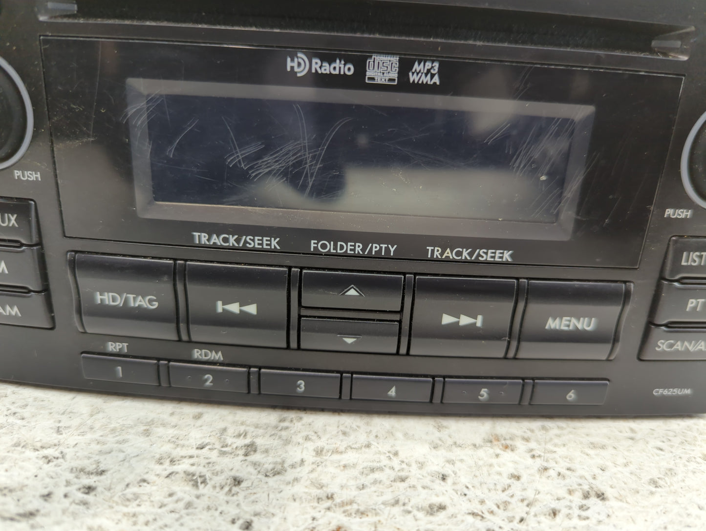 2014 Subaru Forester Radio AM FM Cd Player Receiver Replacement P/N:86201SG620 Fits OEM Used Auto Parts - Oemusedautoparts1.