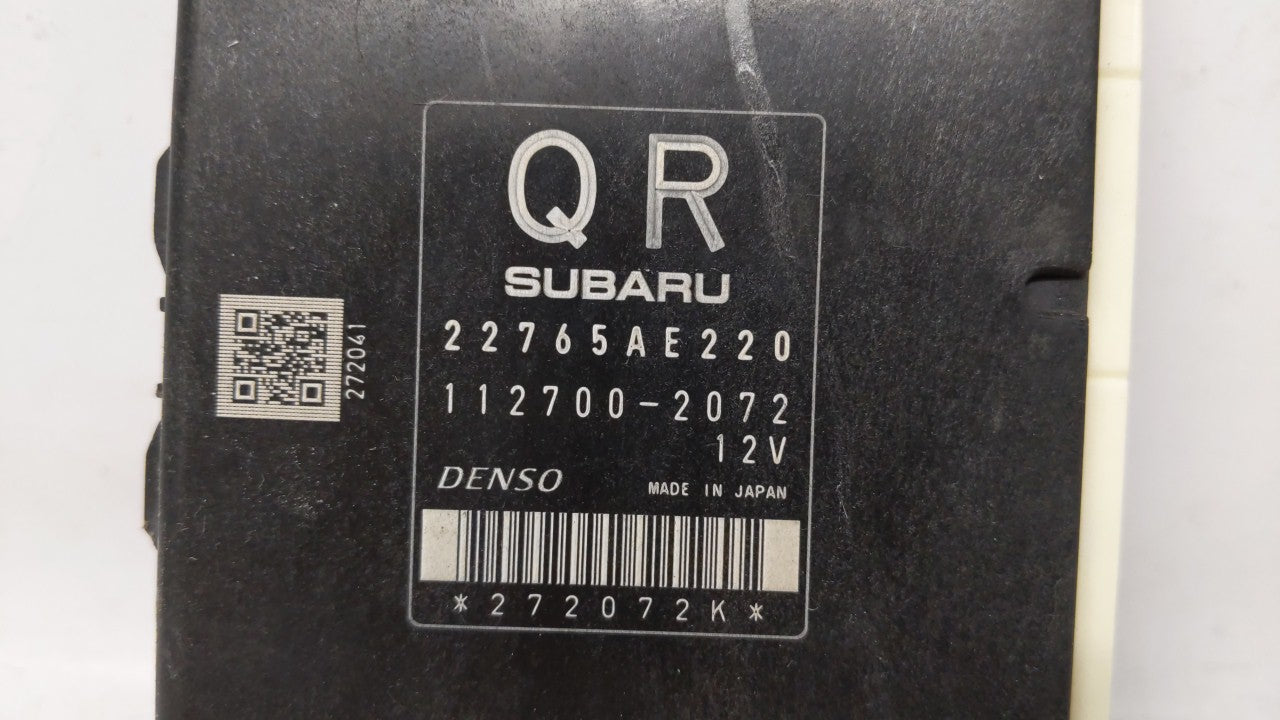 2014 Subaru Forester PCM Engine Control Computer ECU ECM PCU OEM P/N:22765AE220 Fits OEM Used Auto Parts - Oemusedautoparts1