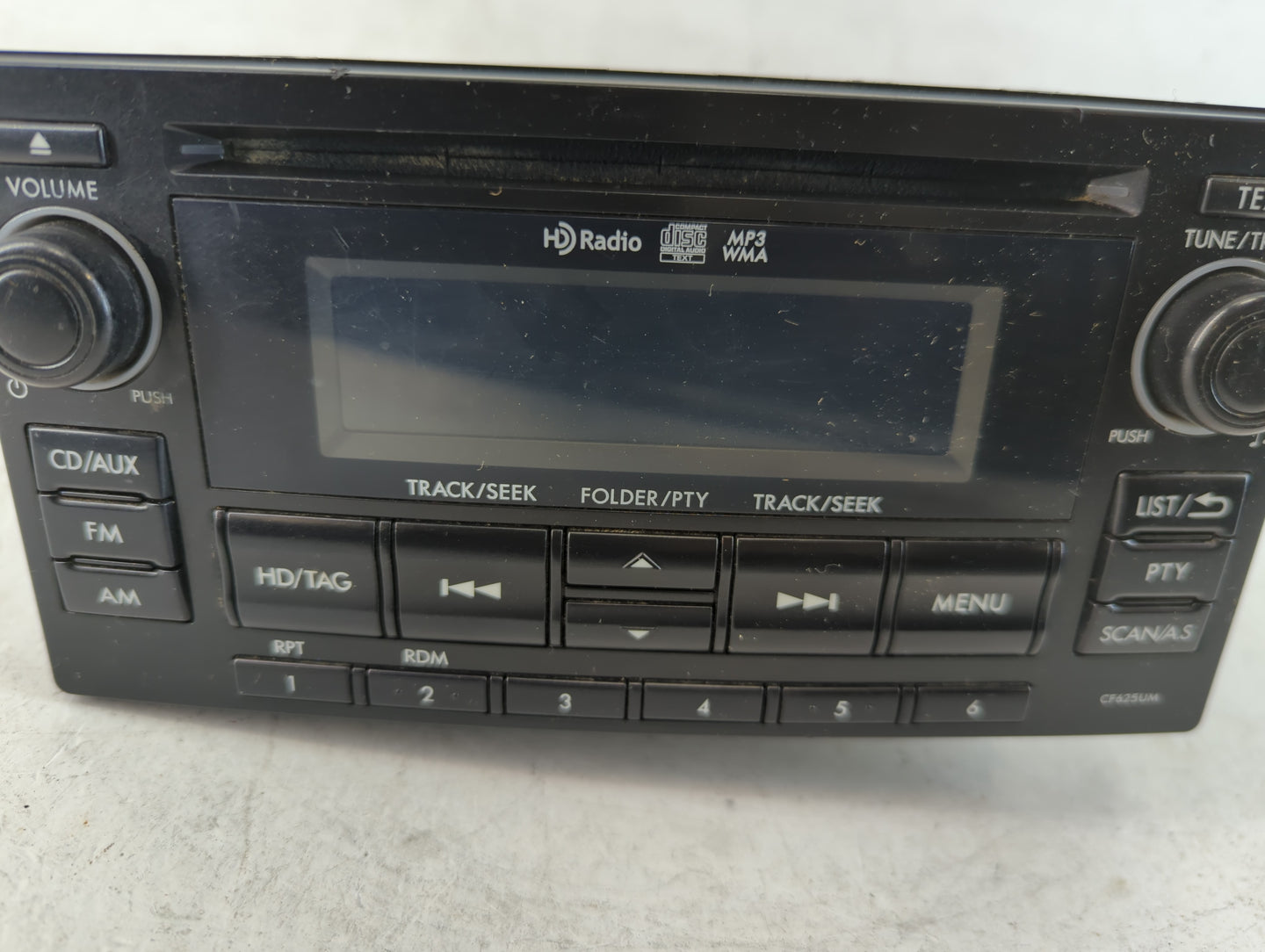 2014 Subaru Forester Radio AM FM Cd Player Receiver Replacement P/N:86201SG620 Fits OEM Used Auto Parts - Oemusedautoparts1.