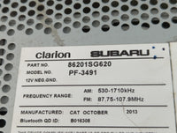 2014 Subaru Forester Radio AM FM Cd Player Receiver Replacement P/N:86201SG620 Fits OEM Used Auto Parts - Oemusedautoparts1.