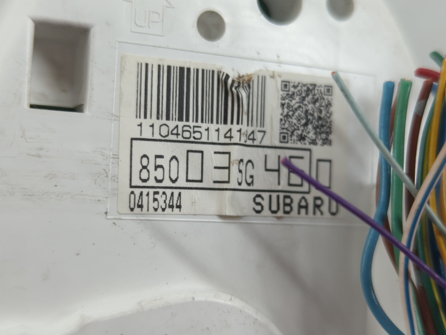 2014 Subaru Forester Instrument Cluster Speedometer Gauges P/N:85003SG460 Fits OEM Used Auto Parts - Oemusedautoparts1.com