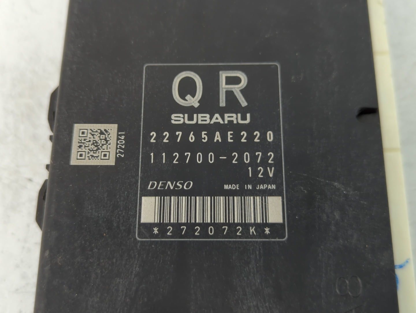 2014 Subaru Forester PCM Engine Control Computer ECU ECM PCU OEM P/N:22765AE220 112700-2072 Fits OEM Used Auto Parts - Oemus