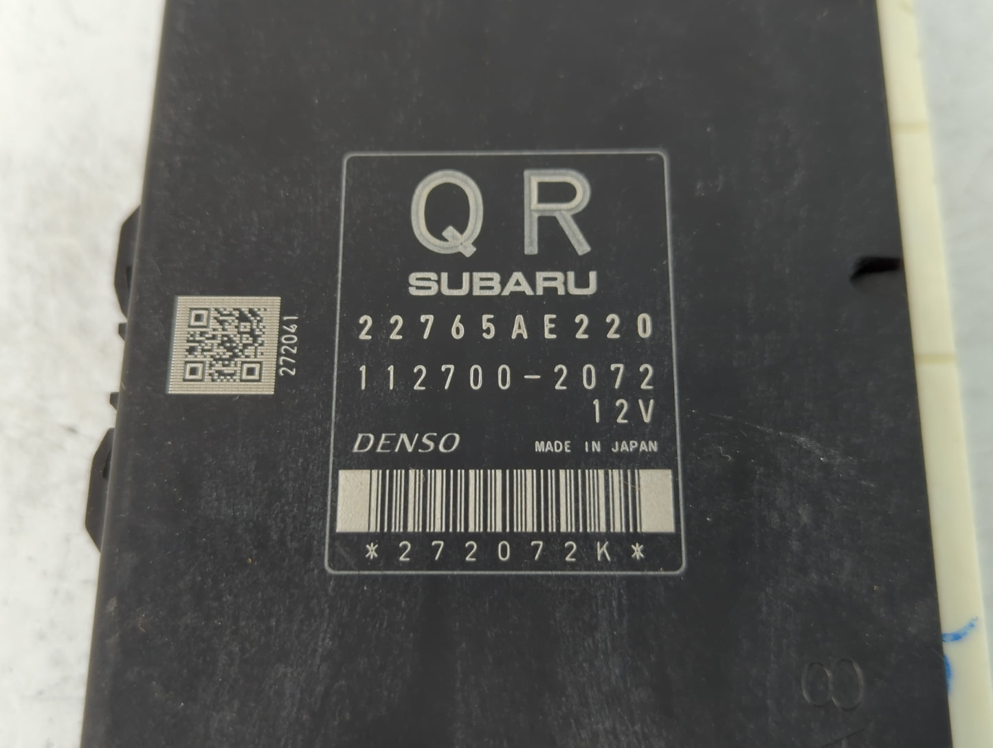 2014 Subaru Forester PCM Engine Control Computer ECU ECM PCU OEM P/N:22765AE220 112700-2072 Fits OEM Used Auto Parts - Oemus