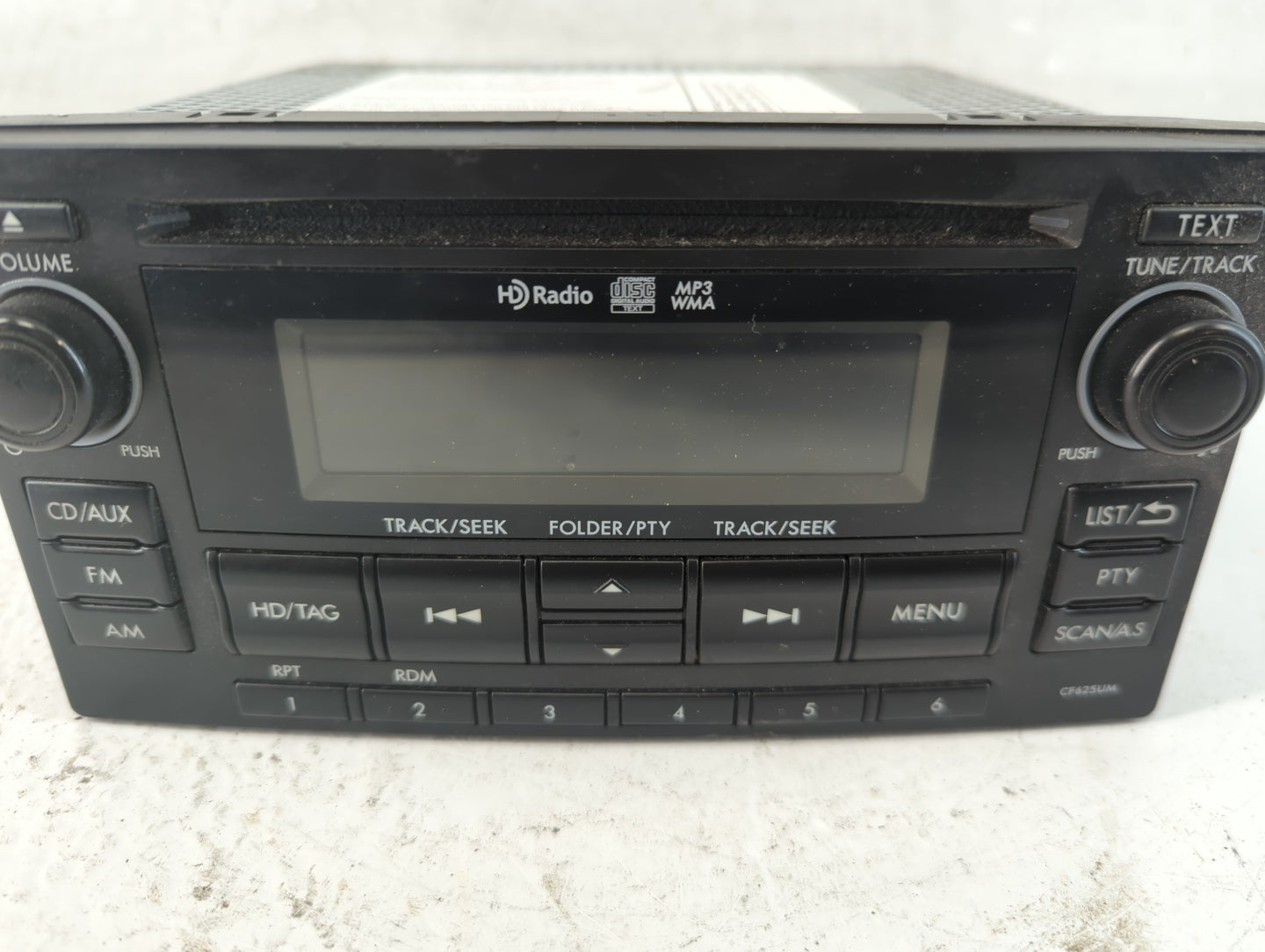 2014 Subaru Forester Radio AM FM Cd Player Receiver Replacement P/N:86201SG620 Fits OEM Used Auto Parts - Oemusedautoparts1.