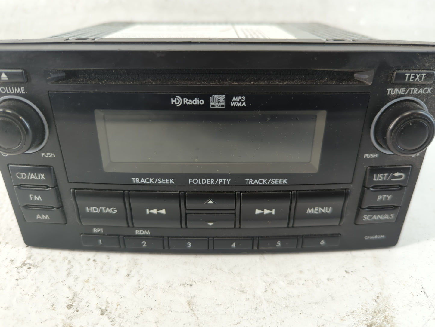 2014 Subaru Forester Radio AM FM Cd Player Receiver Replacement P/N:86201SG620 Fits OEM Used Auto Parts - Oemusedautoparts1.