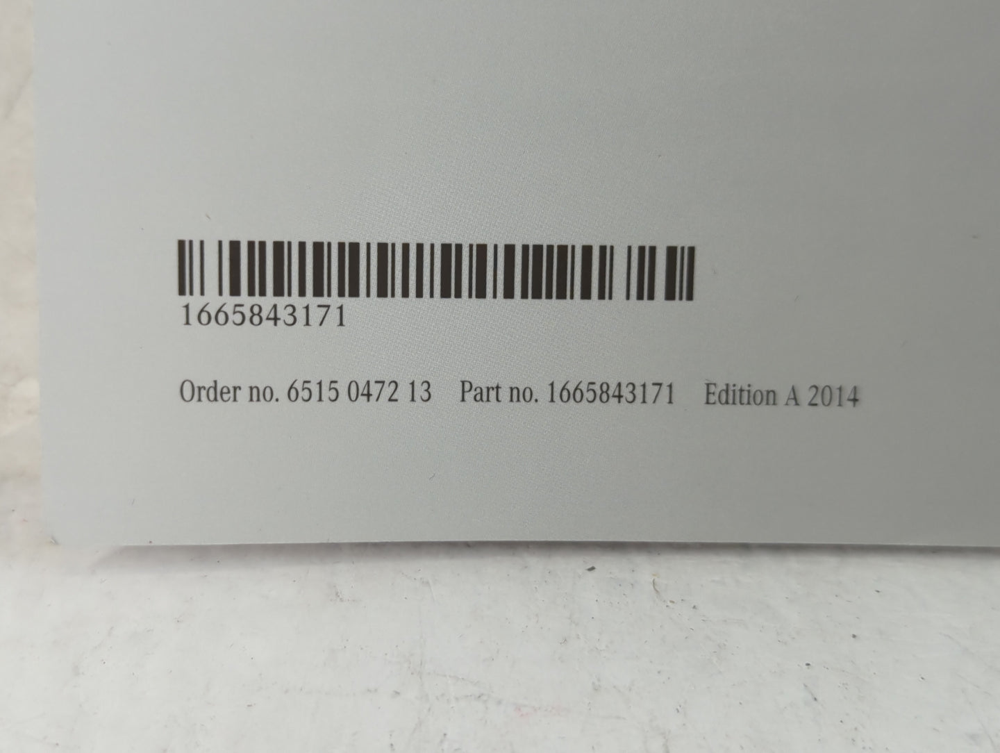 2014 Subaru Gl Owners Manual Book Guide P/N:1665843171 OEM Used Auto Parts - Oemusedautoparts1.com