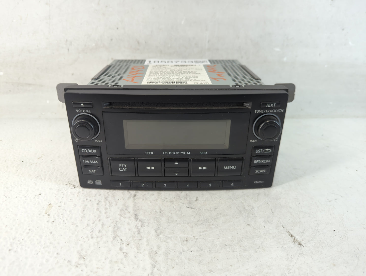 2011-2014 Subaru Impreza Radio AM FM Cd Player Receiver Replacement P/N:86201FG620 Fits Fits 2011 2012 2013 2014 OEM Used Au