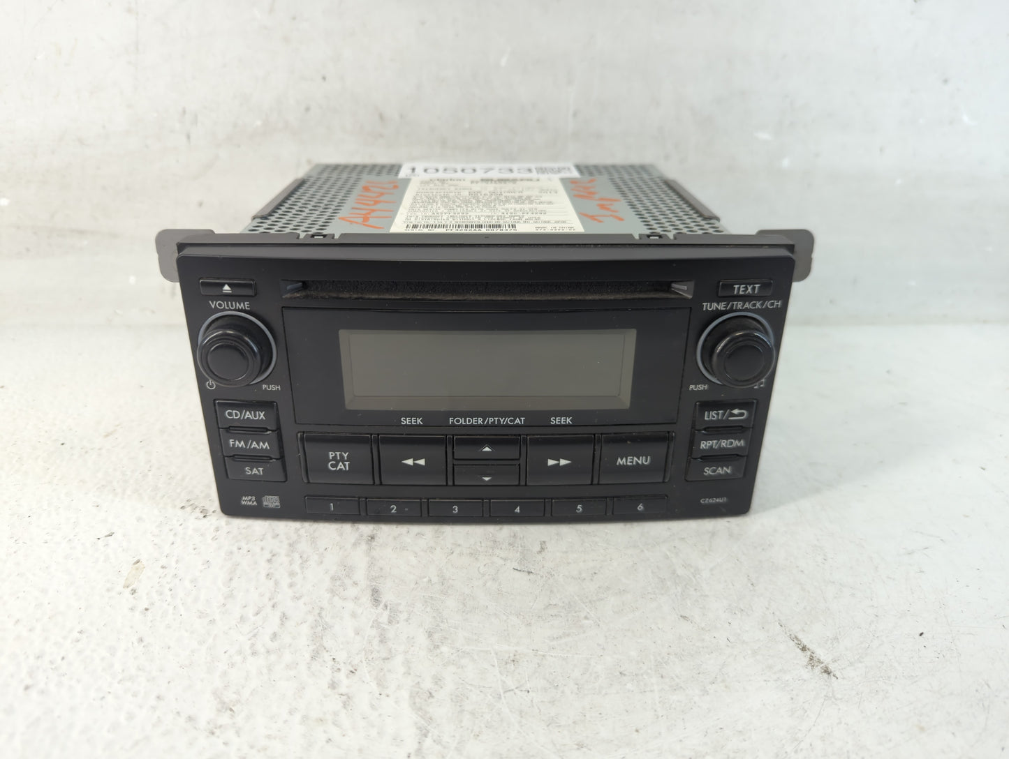 2011-2014 Subaru Impreza Radio AM FM Cd Player Receiver Replacement P/N:86201FG620 Fits Fits 2011 2012 2013 2014 OEM Used Au
