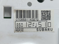 2014 Subaru Impreza Instrument Cluster Speedometer Gauges P/N:850 12FJ510 Fits OEM Used Auto Parts - Oemusedautoparts1.com