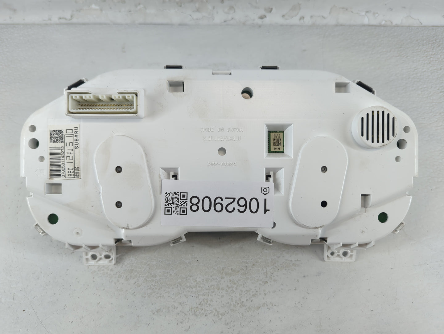 2014 Subaru Impreza Instrument Cluster Speedometer Gauges P/N:850 12FJ510 Fits OEM Used Auto Parts - Oemusedautoparts1.com