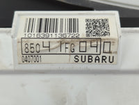 2012-2014 Subaru Impreza Instrument Cluster Speedometer Gauges P/N:85041FG040 Fits Fits 2012 2013 2014 OEM Used Auto Parts -