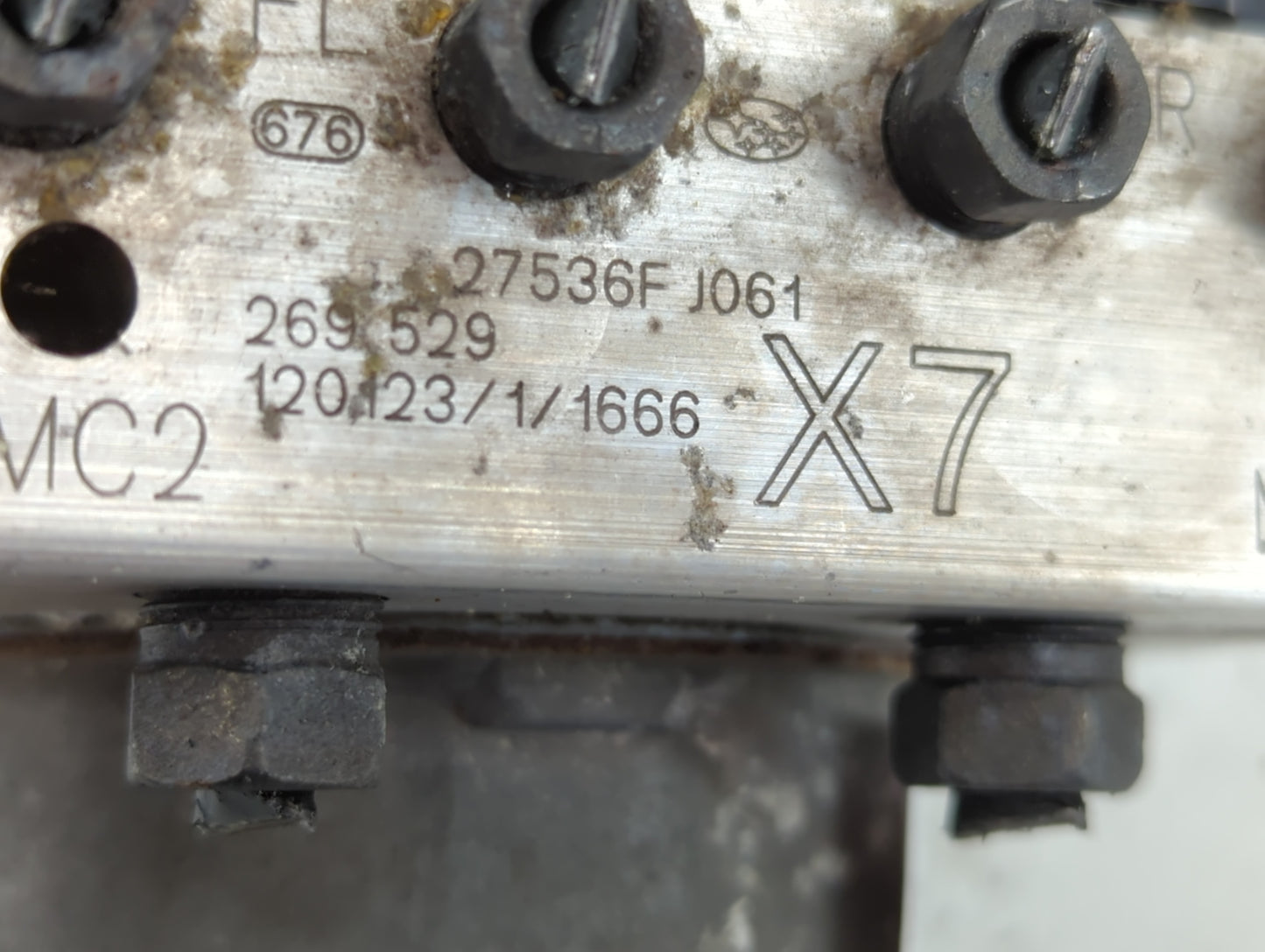 2014 Subaru Impreza ABS Pump Control Module Replacement P/N:27536FJ061 Fits OEM Used Auto Parts - Oemusedautoparts1.com