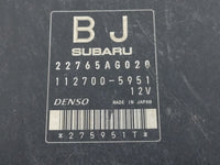 2014 Subaru Impreza PCM Engine Control Computer ECU ECM PCU OEM P/N:112700-5951 22765AG020 Fits OEM Used Auto Parts - Oemuse