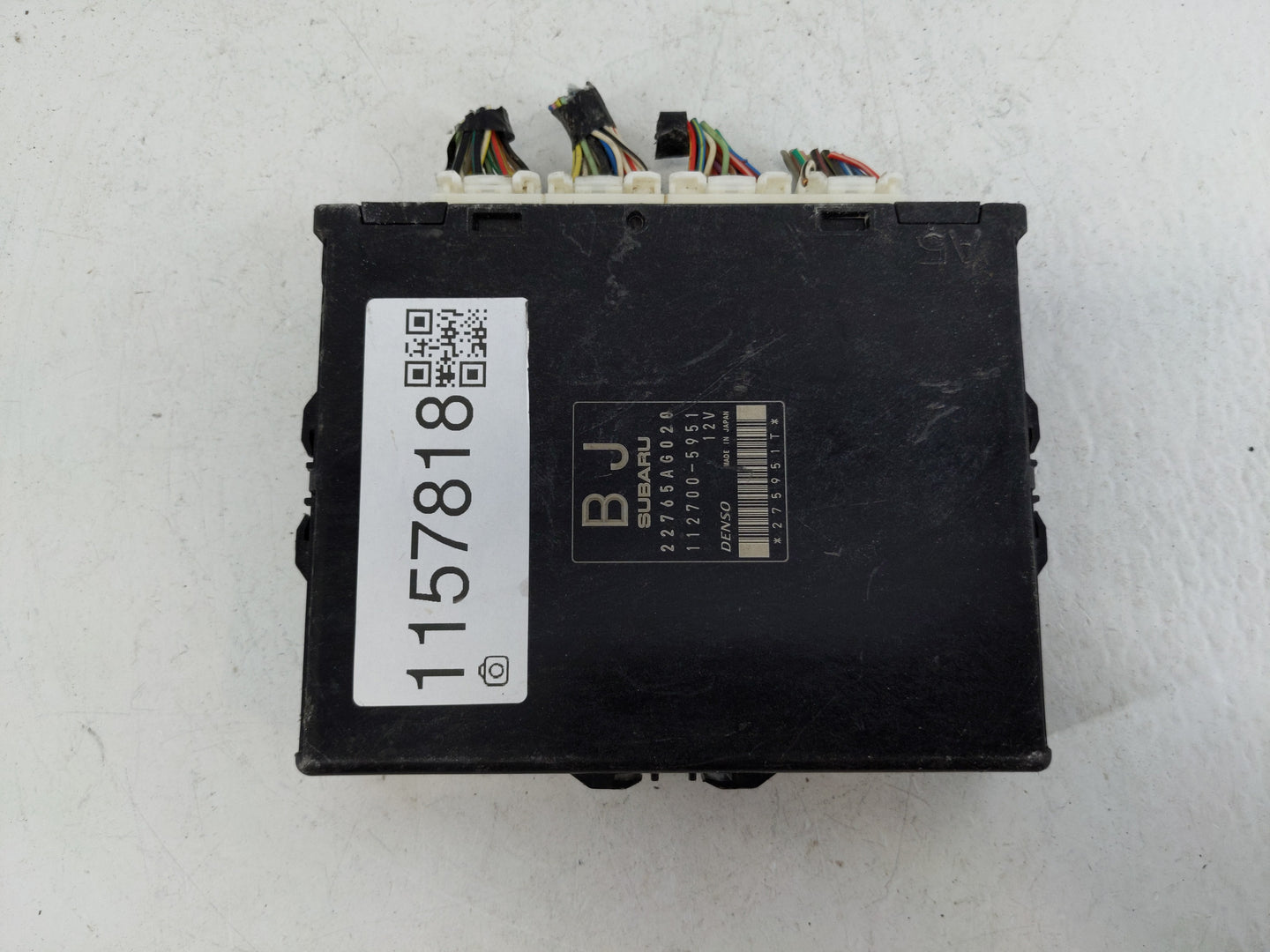 2014 Subaru Impreza PCM Engine Control Computer ECU ECM PCU OEM P/N:112700-5951 22765AG020 Fits OEM Used Auto Parts - Oemuse