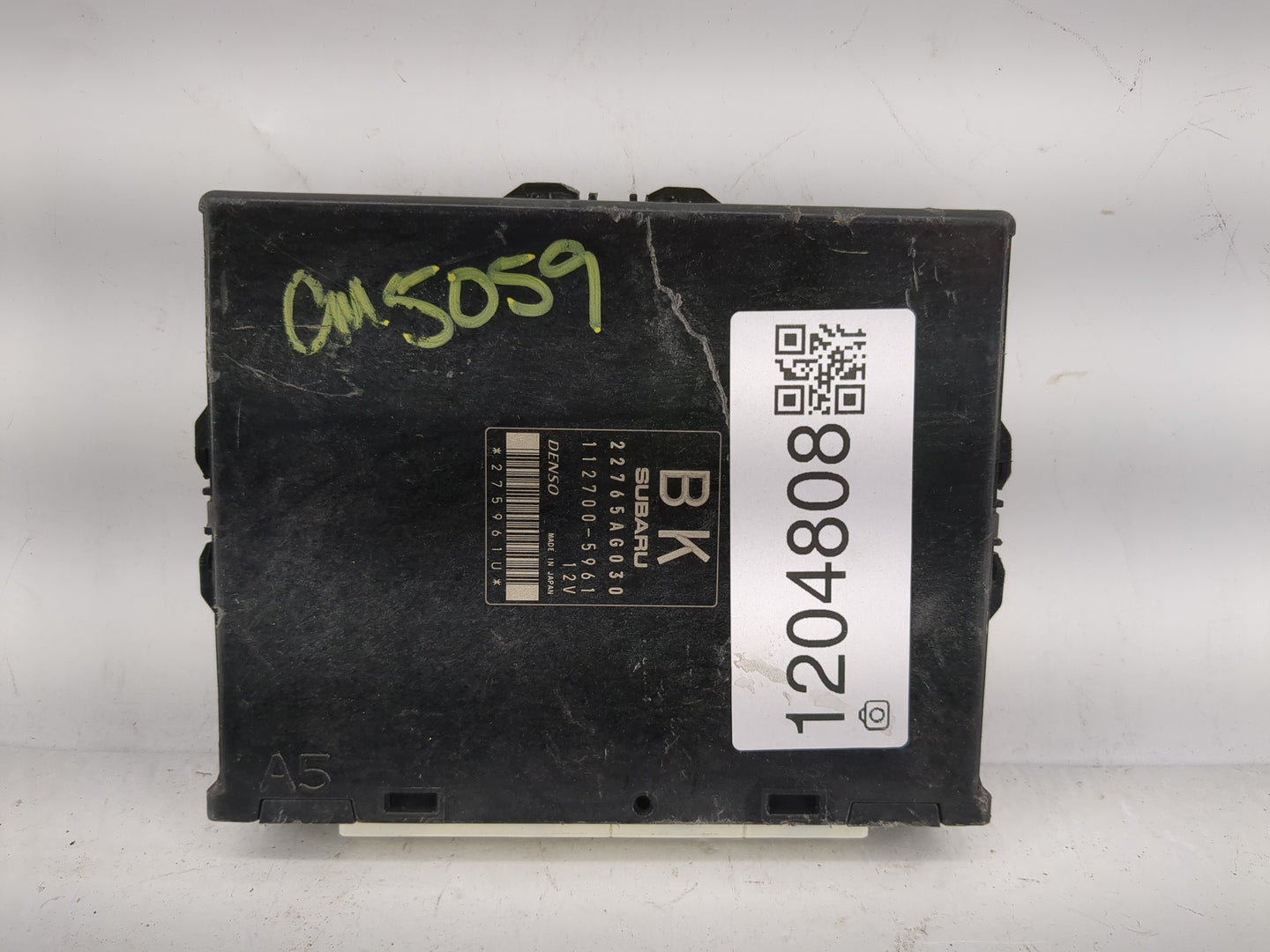 2014 Subaru Impreza PCM Engine Control Computer ECU ECM PCU OEM P/N:112700-5961 Fits OEM Used Auto Parts - Oemusedautoparts1