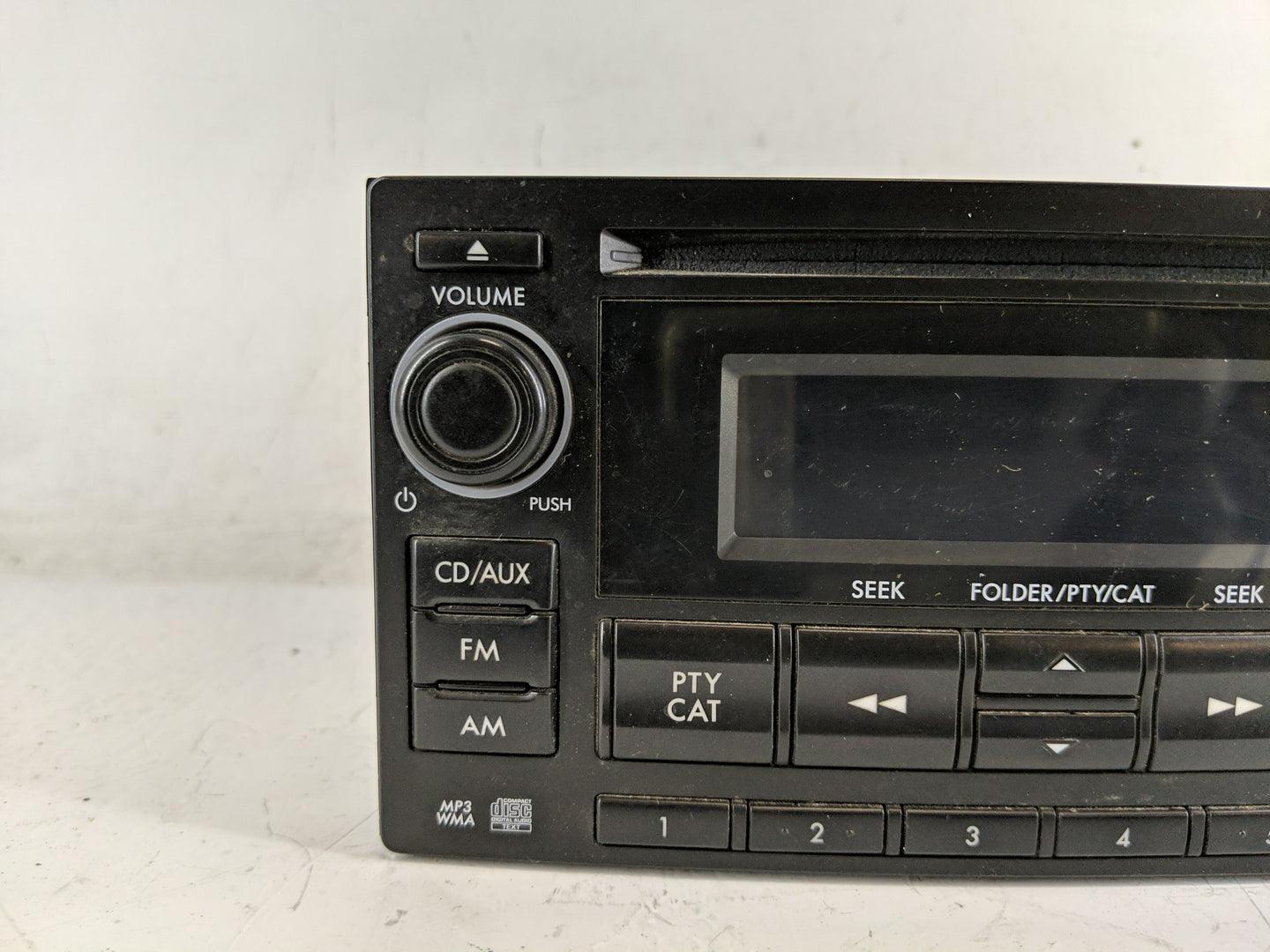 2012-2014 Subaru Impreza Radio AM FM Cd Player Receiver Replacement P/N:86201FJ620 Fits Fits 2012 2013 2014 OEM Used Auto Pa