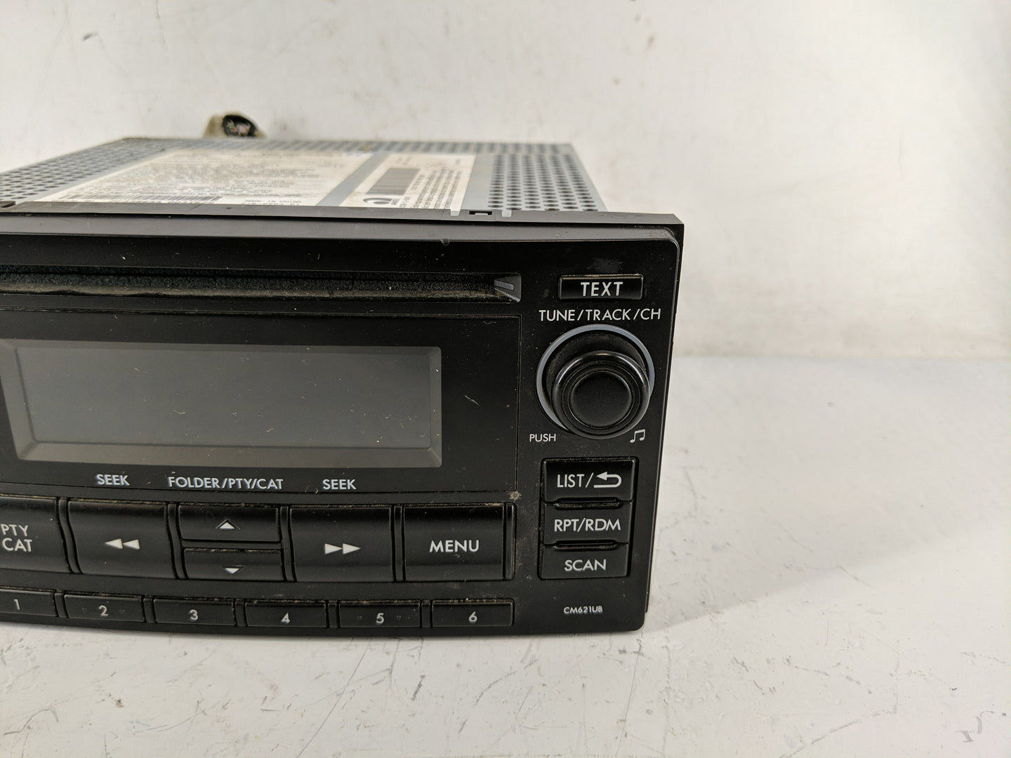 2012-2014 Subaru Impreza Radio AM FM Cd Player Receiver Replacement P/N:86201FJ620 Fits Fits 2012 2013 2014 OEM Used Auto Pa