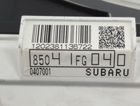 2014 Subaru Impreza Instrument Cluster Speedometer Gauges P/N:85041FG040 Fits OEM Used Auto Parts - Oemusedautoparts1.com