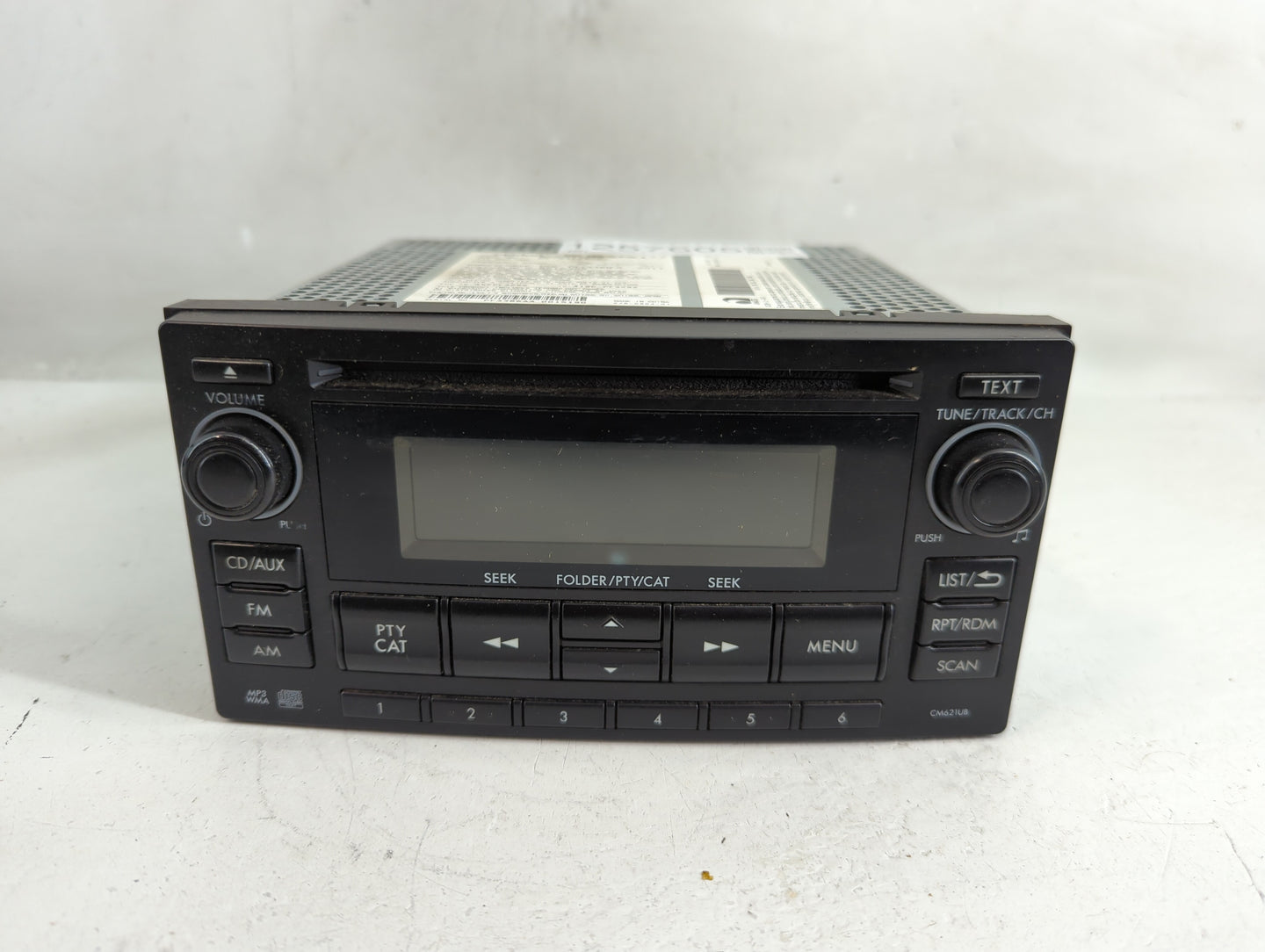 2012-2014 Subaru Impreza Radio AM FM Cd Player Receiver Replacement P/N:86201FJ620 Fits Fits 2012 2013 2014 OEM Used Auto Pa