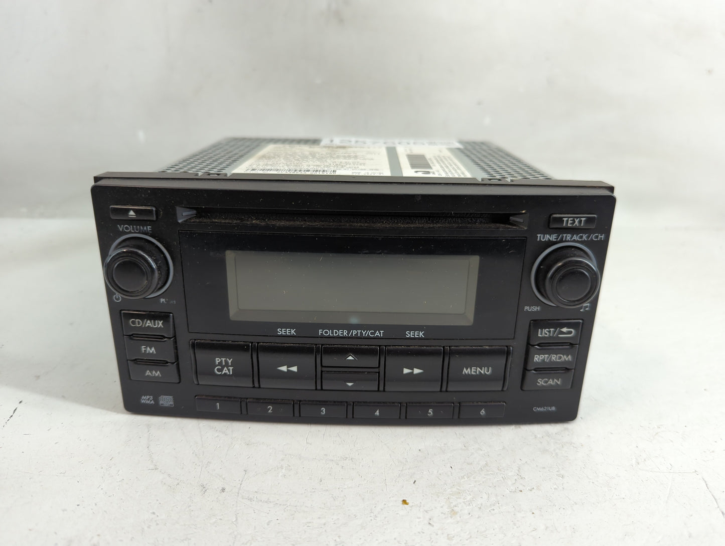 2012-2014 Subaru Impreza Radio AM FM Cd Player Receiver Replacement P/N:86201FJ620 Fits Fits 2012 2013 2014 OEM Used Auto Pa