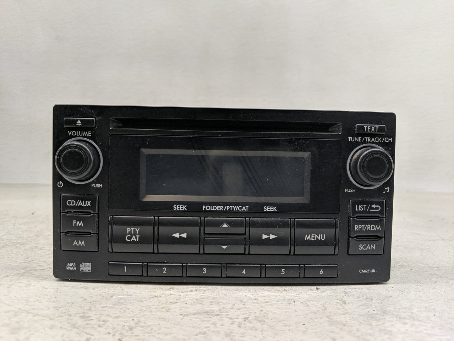 2012-2014 Subaru Impreza Radio AM FM Cd Player Receiver Replacement P/N:86201FJ620 Fits Fits 2012 2013 2014 OEM Used Auto Pa