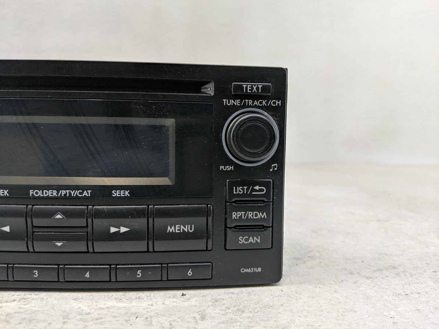 2012-2014 Subaru Impreza Radio AM FM Cd Player Receiver Replacement P/N:86201FJ620 Fits Fits 2012 2013 2014 OEM Used Auto Pa