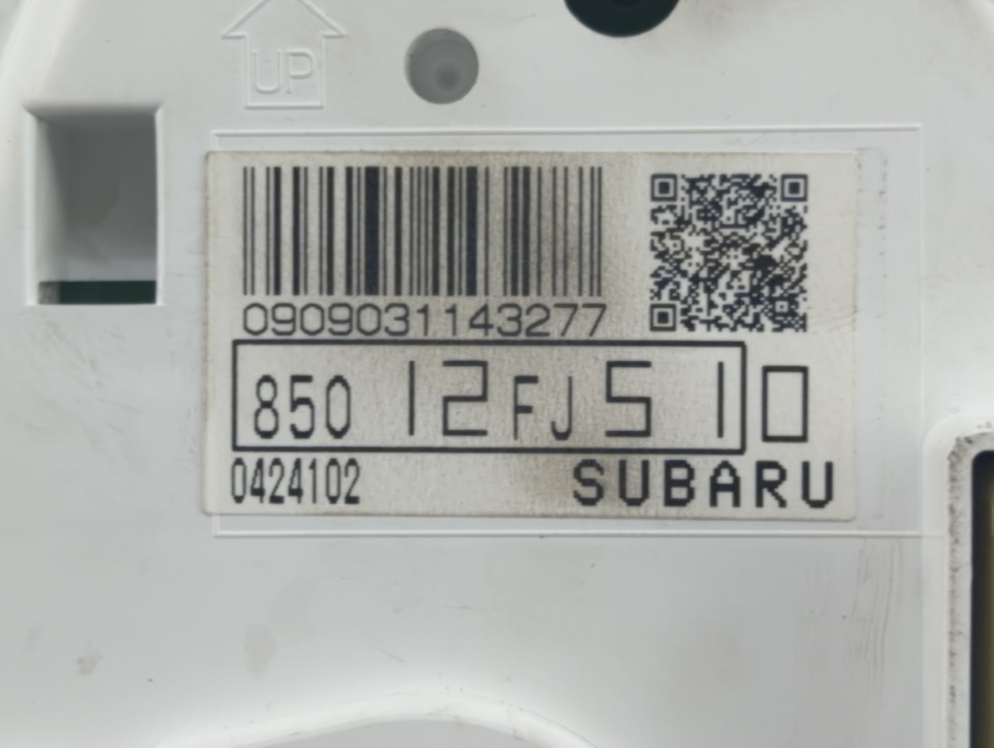 2014 Subaru Impreza Instrument Cluster Speedometer Gauges P/N:85012FJ510 Fits OEM Used Auto Parts - Oemusedautoparts1.com