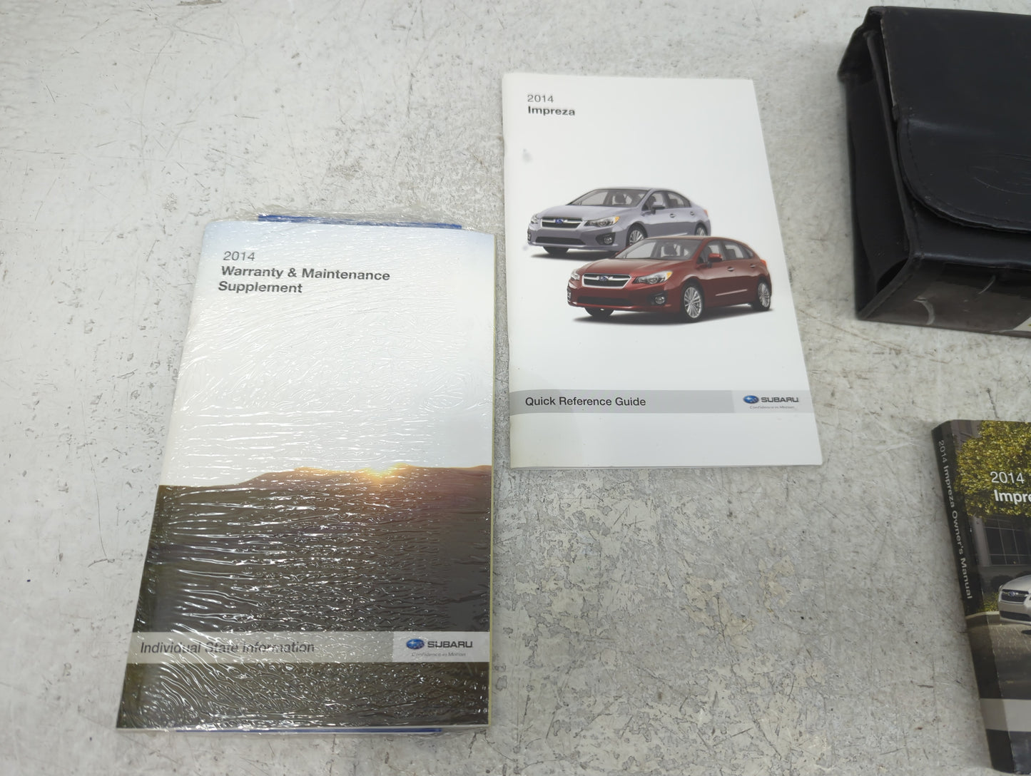 2014 Subaru Impreza Owners Manual Book Guide P/N:A1170BE-B OEM Used Auto Parts - Oemusedautoparts1.com