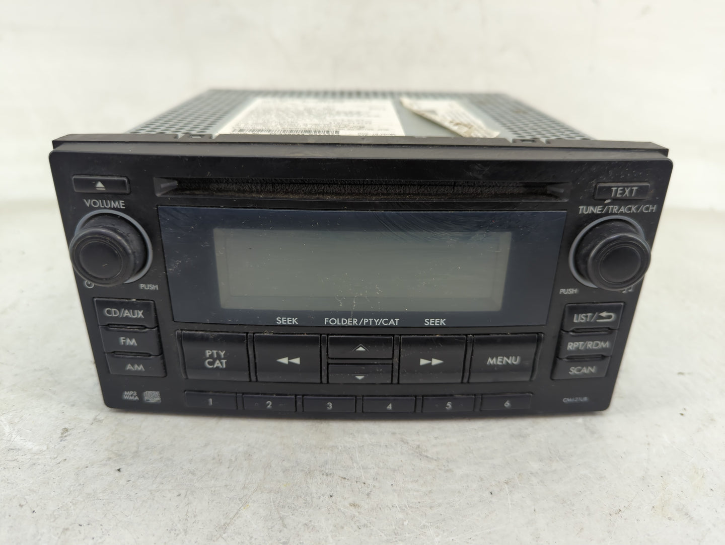 2012-2014 Subaru Impreza Radio AM FM Cd Player Receiver Replacement P/N:86201FJ620 Fits Fits 2012 2013 2014 OEM Used Auto Pa
