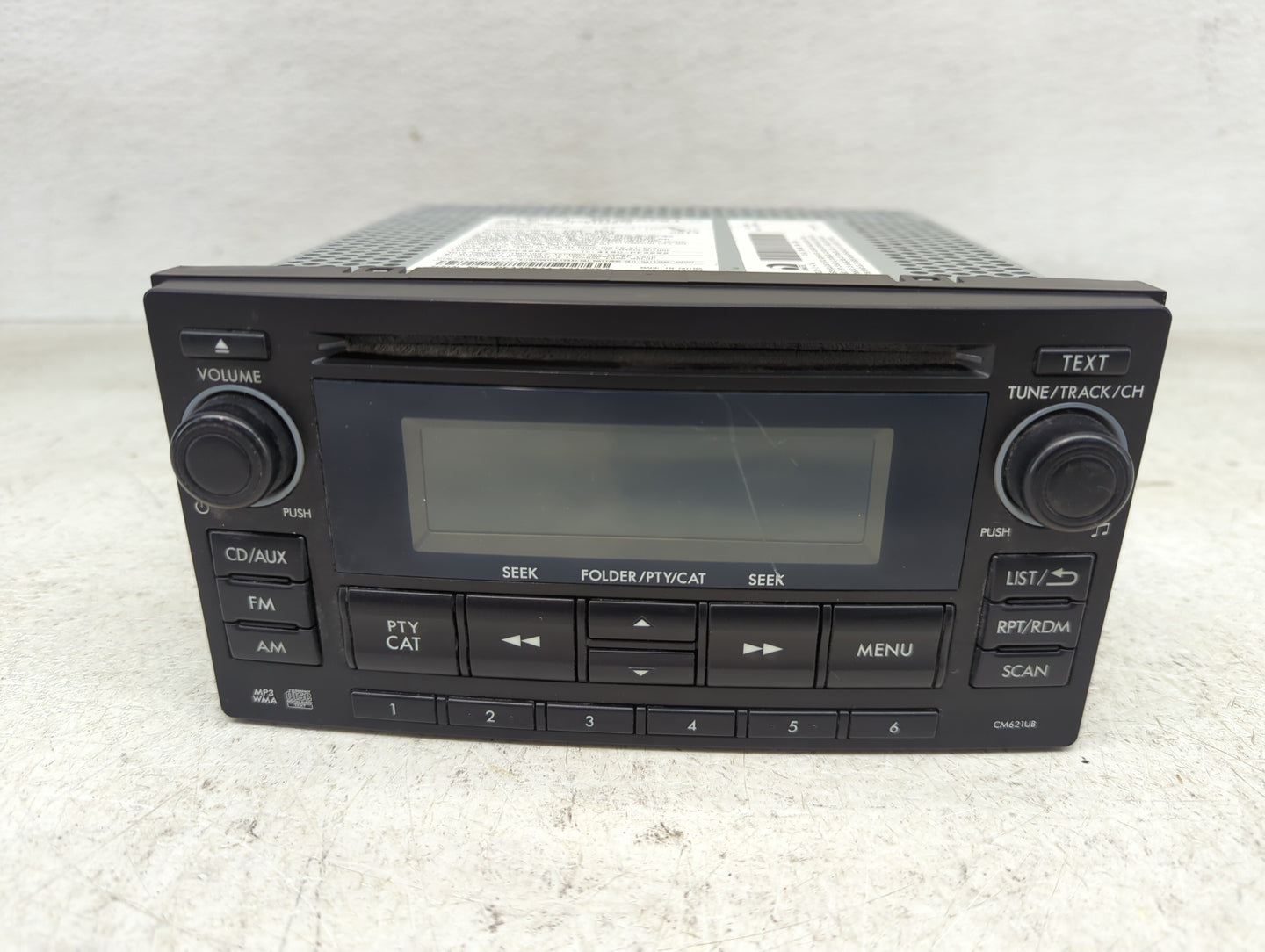 2014 Subaru Impreza Radio AM FM Cd Player Receiver Replacement P/N:86201FJ620 Fits OEM Used Auto Parts - Oemusedautoparts1.c