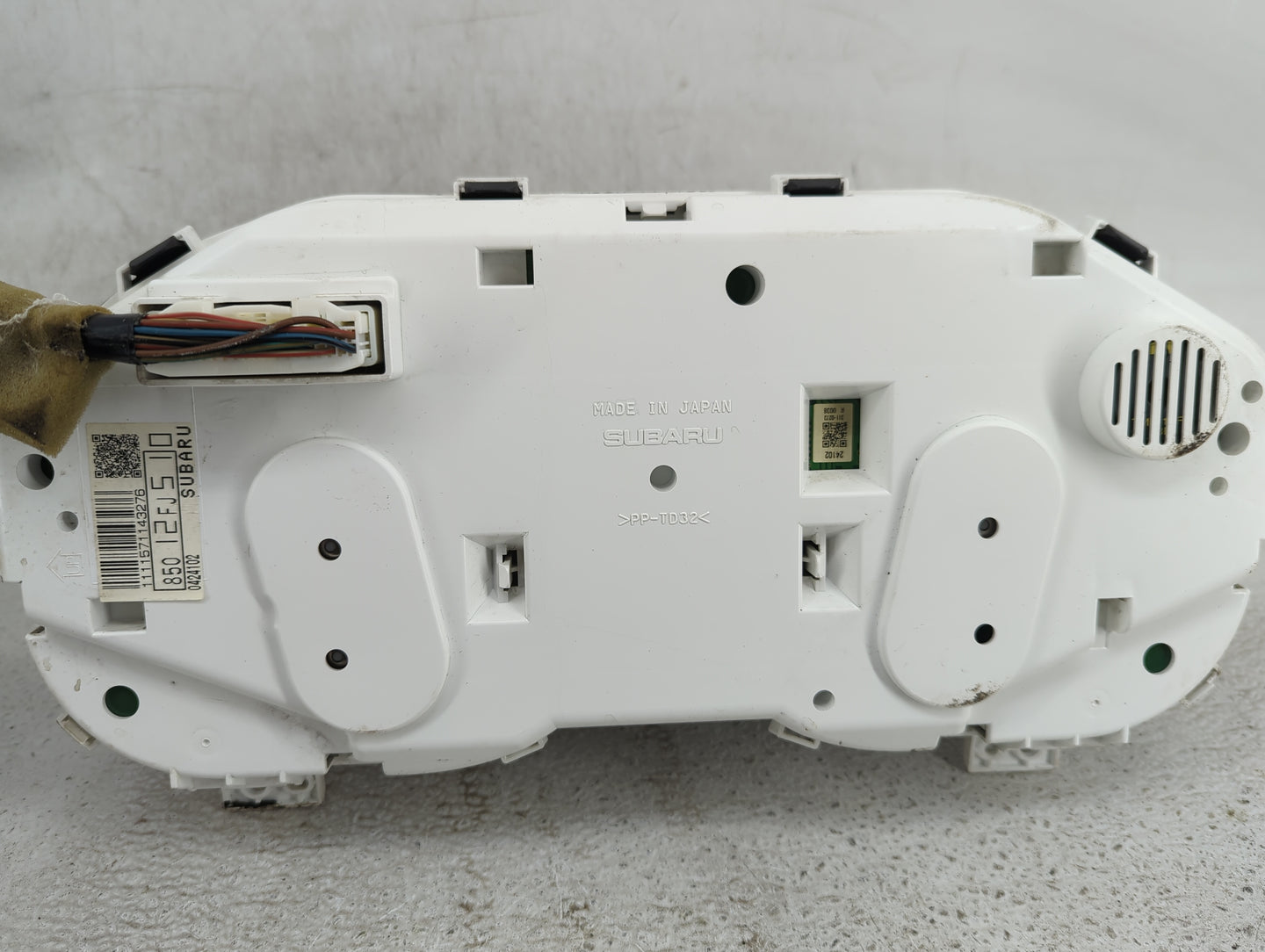 2014 Subaru Impreza Instrument Cluster Speedometer Gauges P/N:85012FJ510 Fits OEM Used Auto Parts - Oemusedautoparts1.com