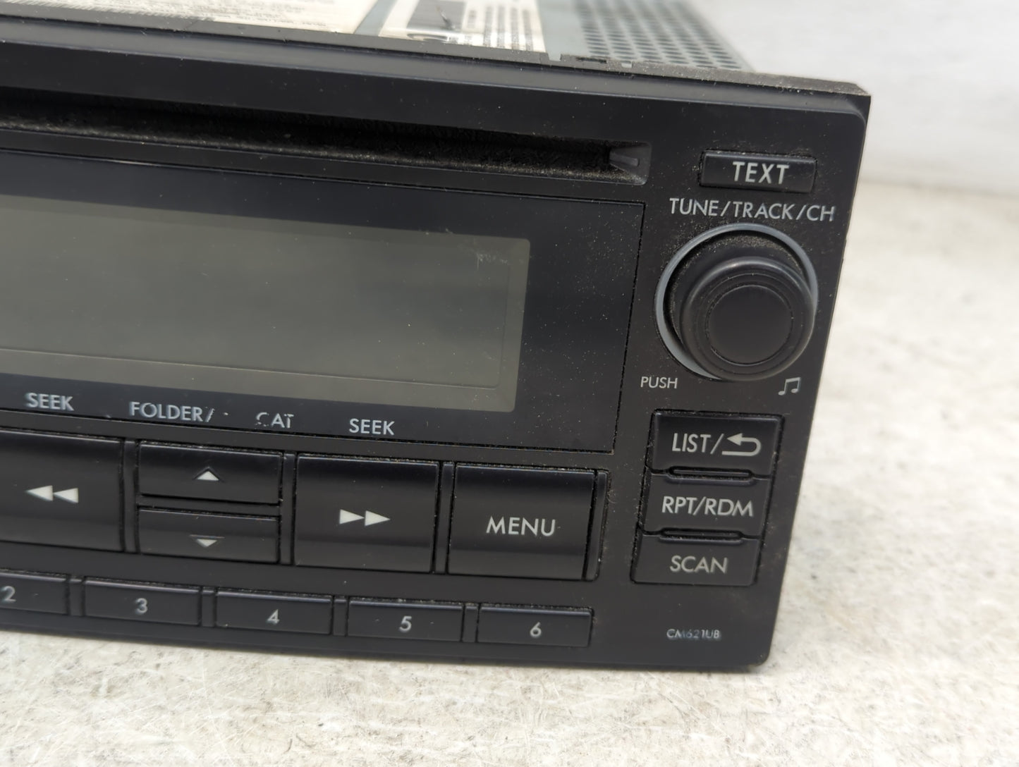 2012-2014 Subaru Impreza Radio AM FM Cd Player Receiver Replacement P/N:86201FJ620 PF-3386A-A Fits Fits 2012 2013 2014 OEM U