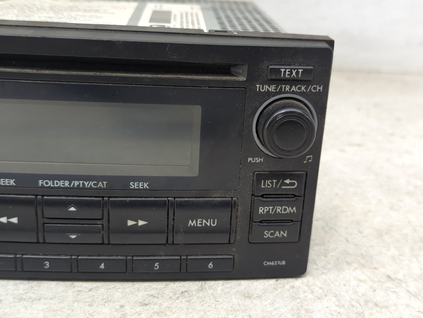 2012-2014 Subaru Impreza Radio AM FM Cd Player Receiver Replacement P/N:86201FJ620 PF-3386A-A Fits Fits 2012 2013 2014 OEM U